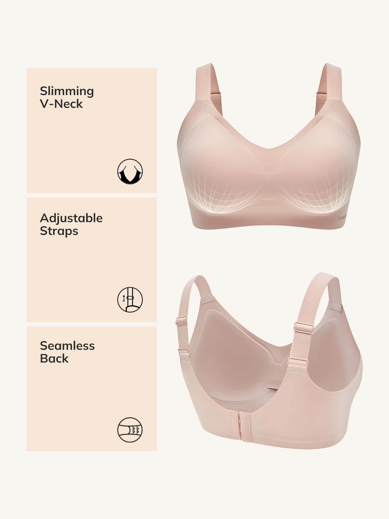 Wireless Seamless Lounge Bra