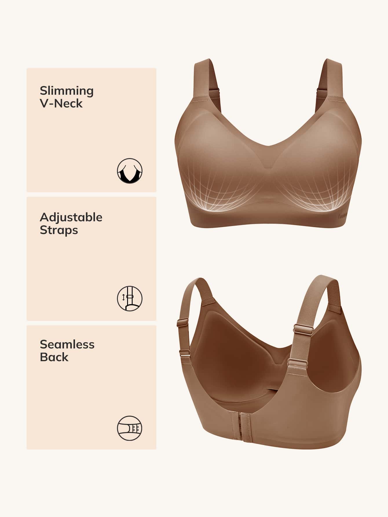 Wireless Seamless Lounge Bra
