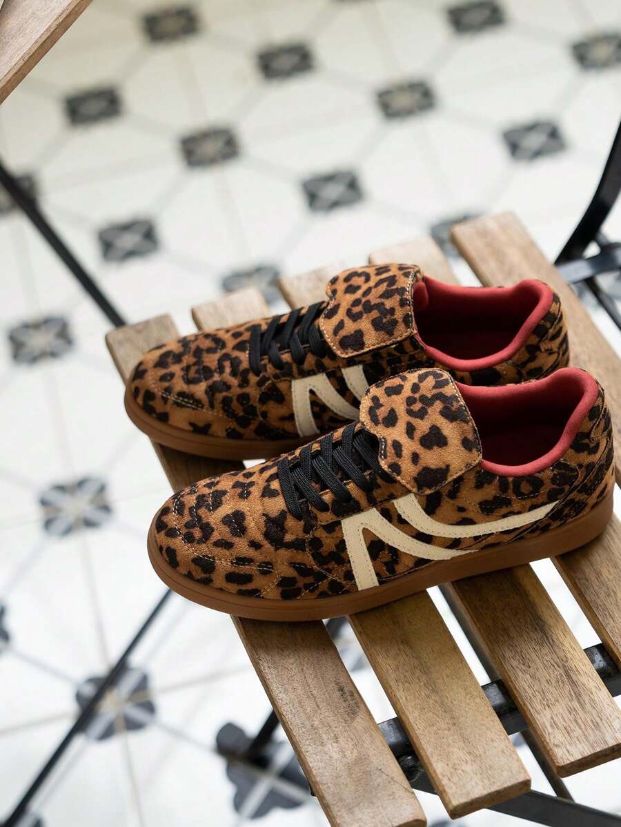 Cheetah Print Sneakers
