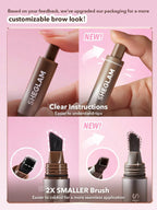 Brow Sculpt Dip-Espresso – Angled Brush & Hair-Stroke Liquid