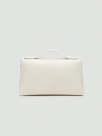 EVLO - Small Grained Leather Handbag - Beige