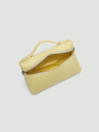 EVLO - Small Grained Leather Handbag - Yellow