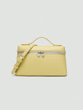 EVLO - Small Grained Leather Handbag - Yellow
