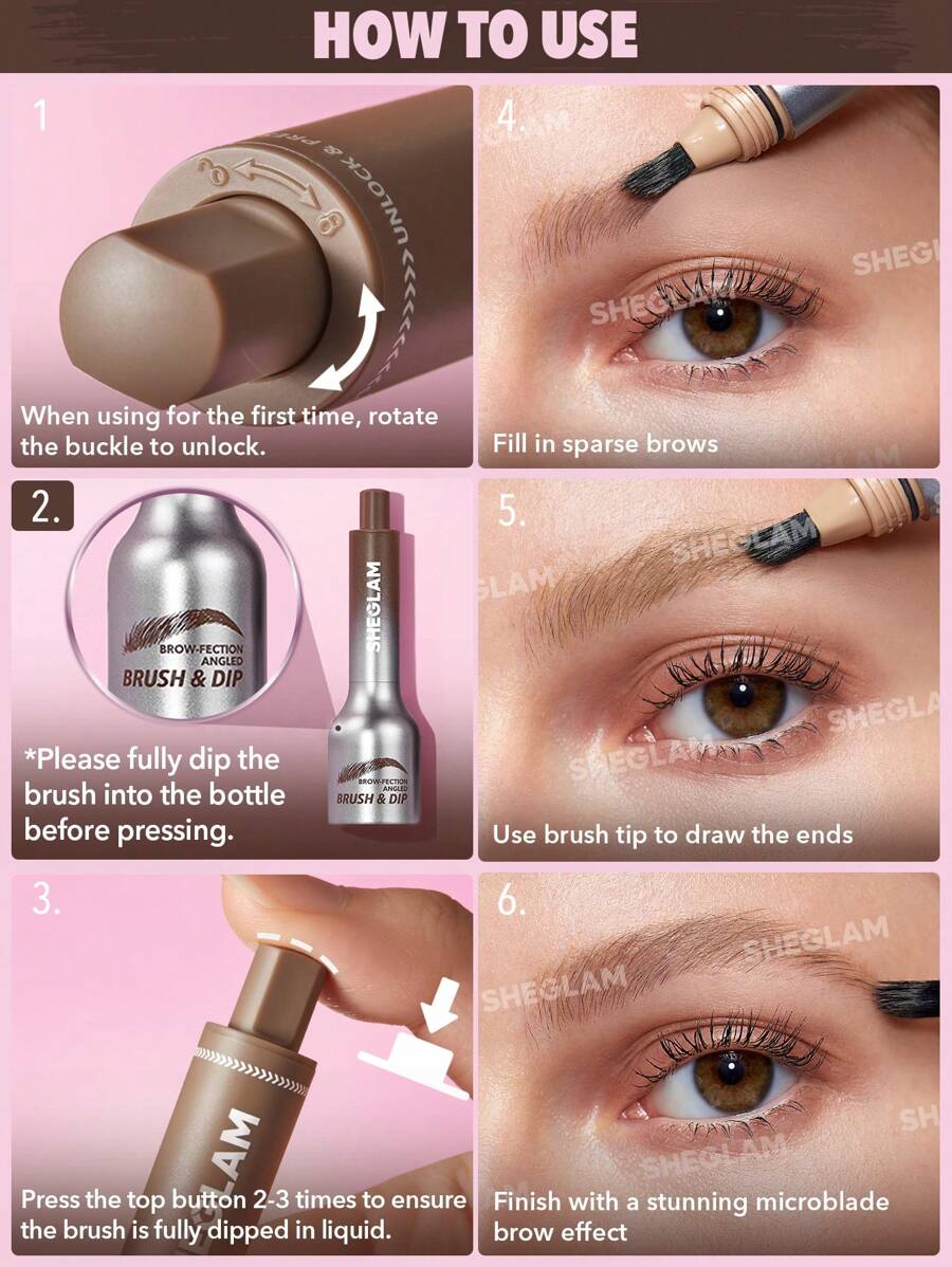 Brow Sculpt Dip-Espresso – Angled Brush & Hair-Stroke Liquid