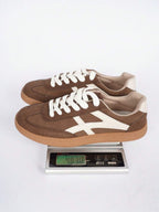 Retro-Sneaker mit Blockabsatz